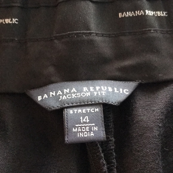 Banana Republic Size 14 Jackson Fit Black Pants - Picture 5 of 7